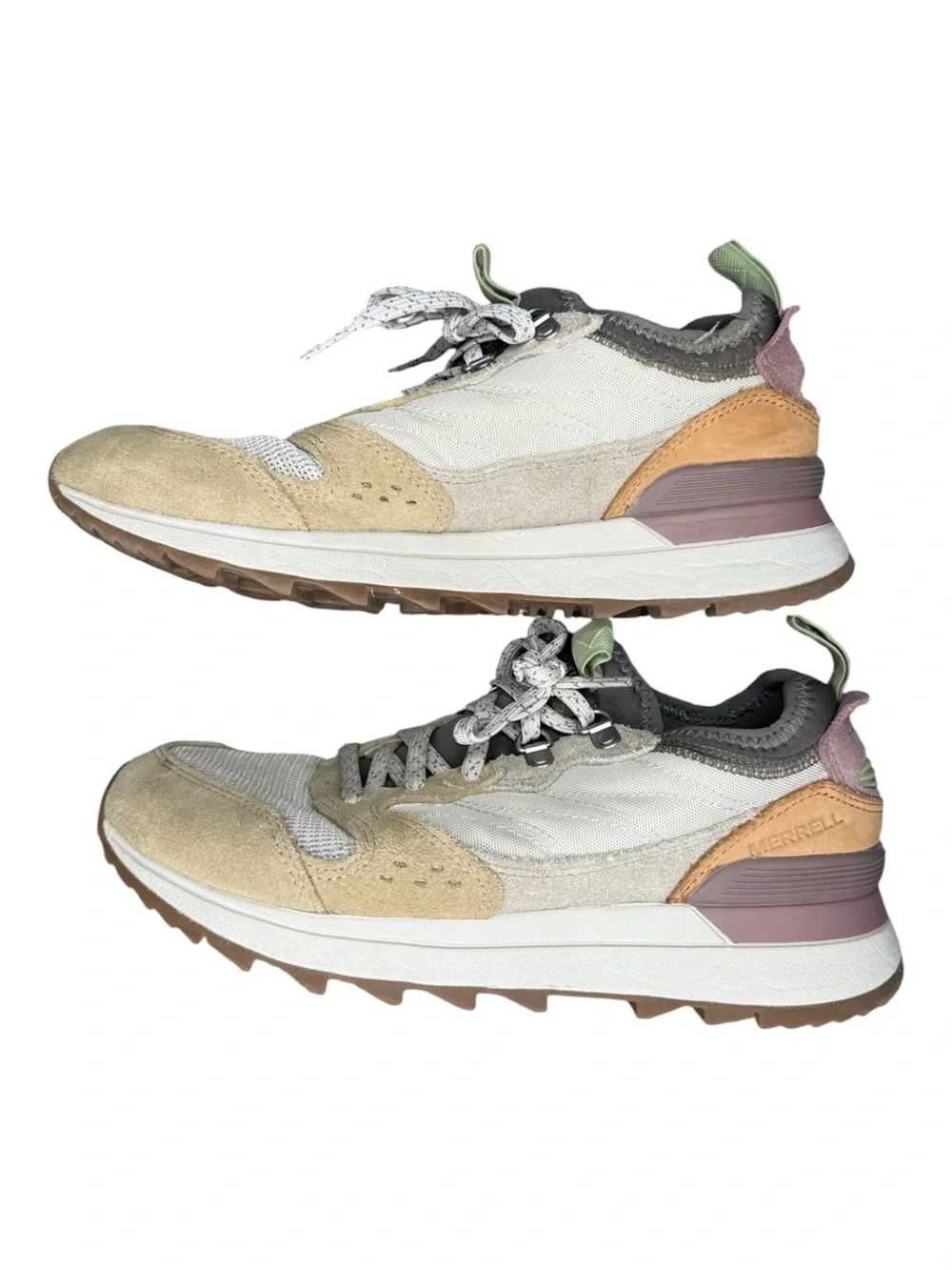 MERRELL Alpine 83 Sneaker Recraft Women’s Hiking Shoes Beige Multi Size 8